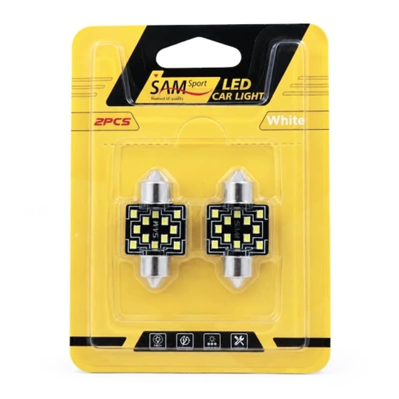 لامپ SMD فشنگی ۱۲ تایی SAM بسته ۲ عددی — تصویر ۳
