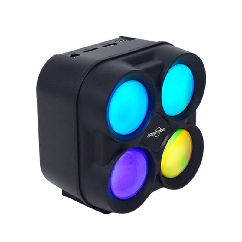 اسپیکر شارژی 4 چراغ GTS-1835 — تصویر ۲