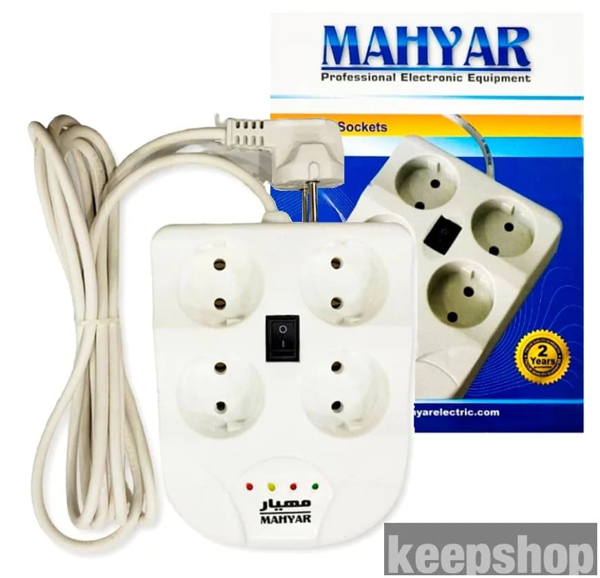 محافظ برق صوتی تصویری 4 خانه مهیار