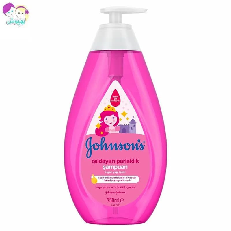 شامپو سر براق کننده جانسون با روغن آرگان Johnsons — تصویر ۲