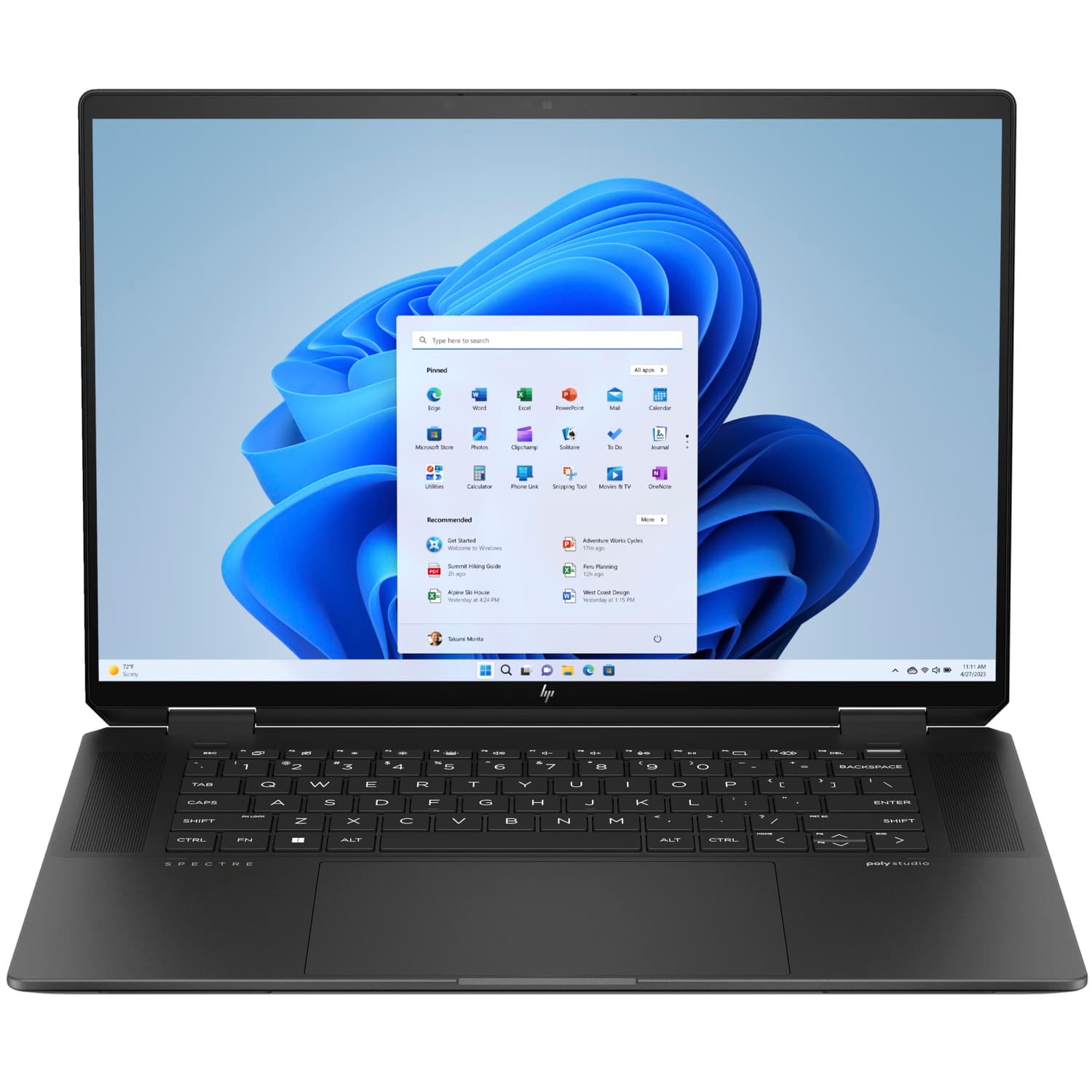 لپ تاپ 16 اینچی HP مدل Spectre x360 16-aa0