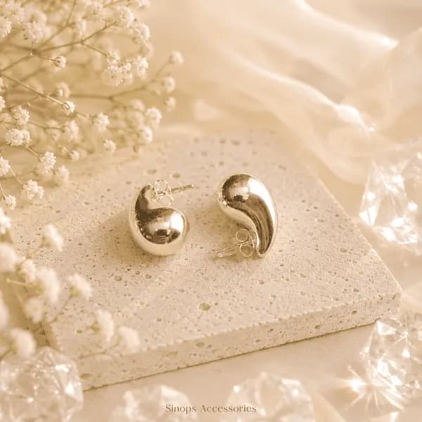 گوشواره اشک استیل ضدحساسیت