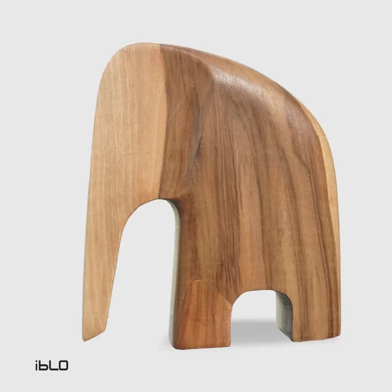 دکوری ماموت چوبی — تصویر ۴
