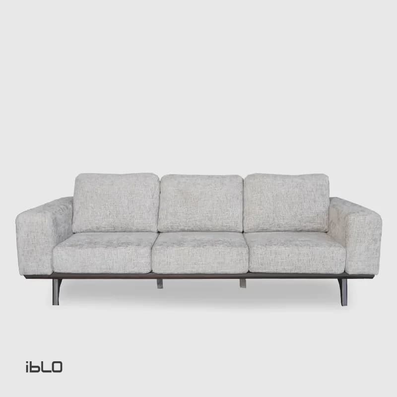 مبل راحتی سه نفره اورلاندو (گونی بافت) — تصویر ۲