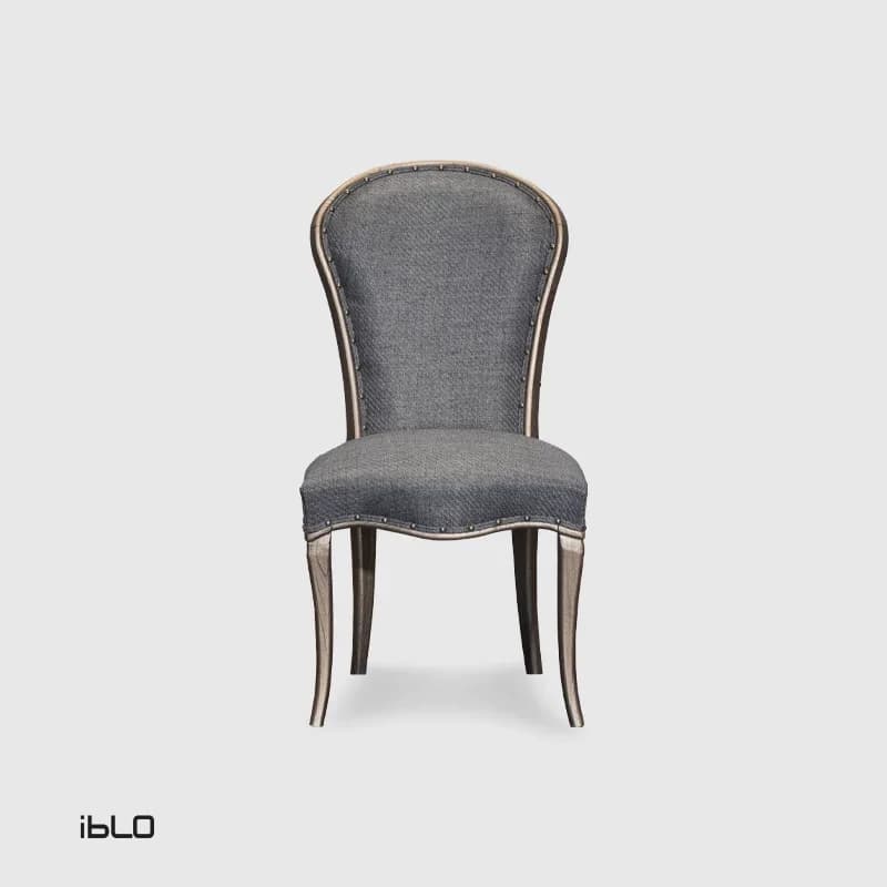 صندلی چوبی نئوکلاسیک لنا (طوسی‌ ) — تصویر ۲