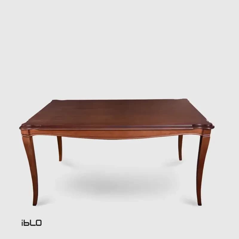 میز نهارخوری نئوکلاسیک 6 نفره لاوین (گردویی) — تصویر ۵