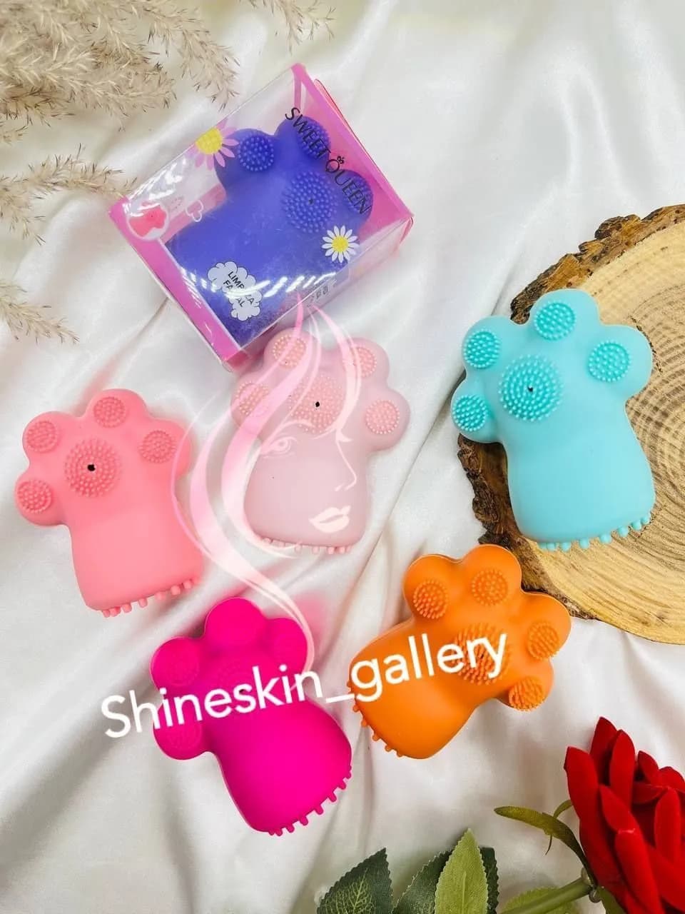 فیس براش عروسکی طرح پنجه گربه — تصویر ۲
