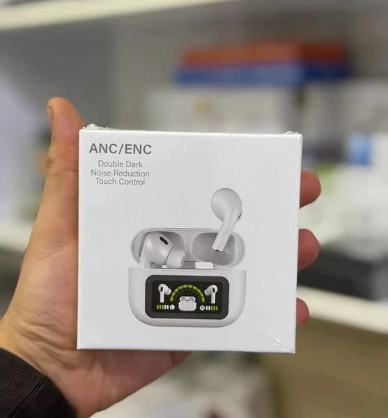 airpods pro2 touch screen ایرپاد پرو2 صفحه نمایش دار رنگی ANC/ENC — تصویر ۲