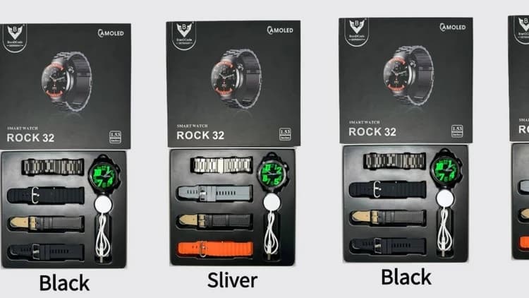 ساعت هوشمند صفحه گرد BranDCode GERMANY مدل ROCK 32 تحت لیسانس آلمان — تصویر ۲