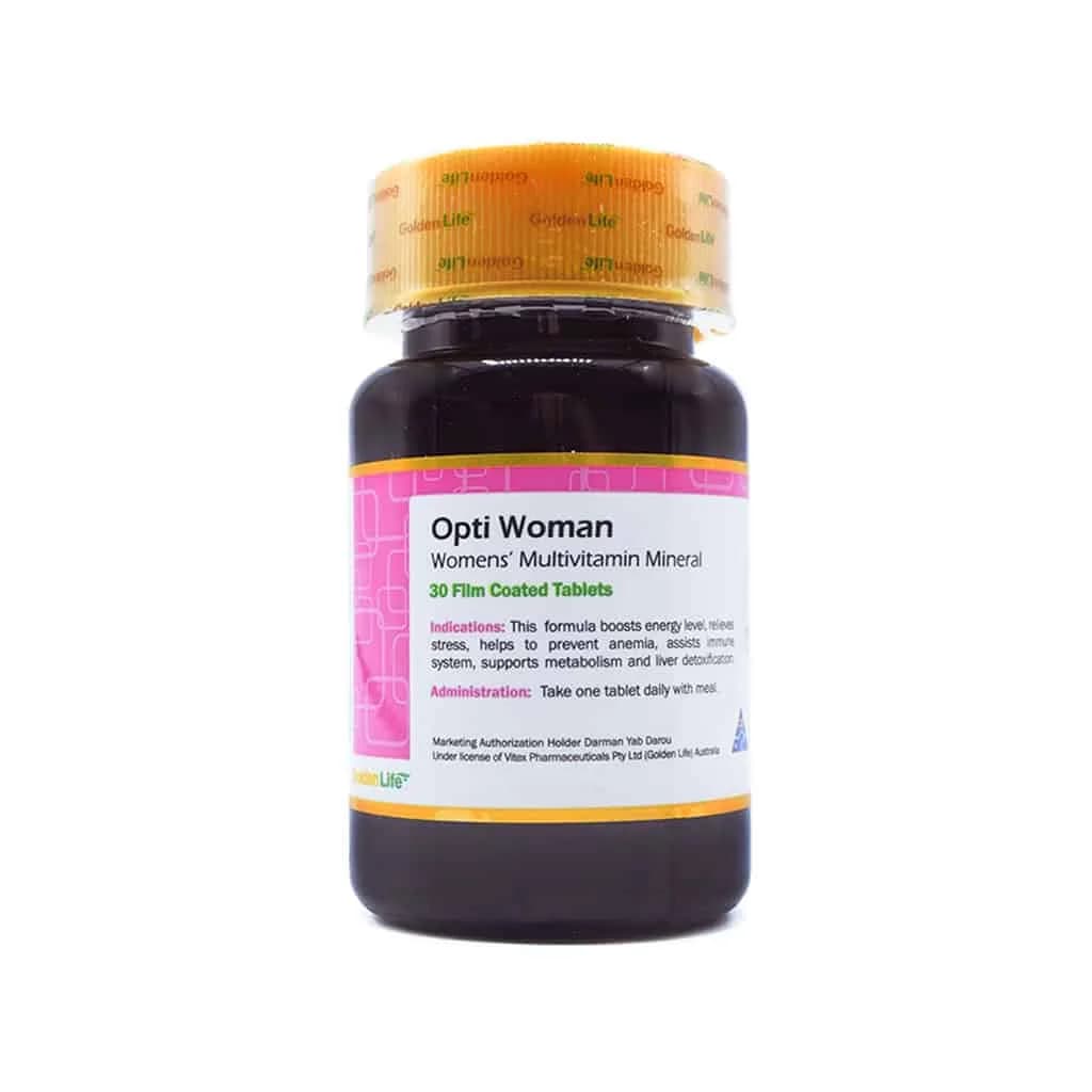 قرص اپتی وومن گلدن لایف 30 عددی (Golden Life Opti Woman) — تصویر ۲