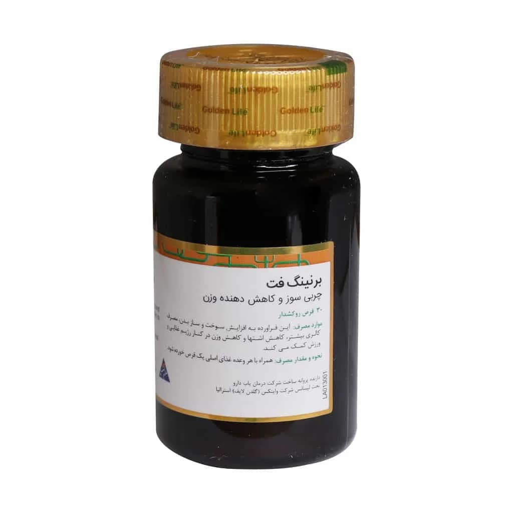 قرص برنینگ فت گلدن لایف (Golden Life Burning Fat) — تصویر ۲