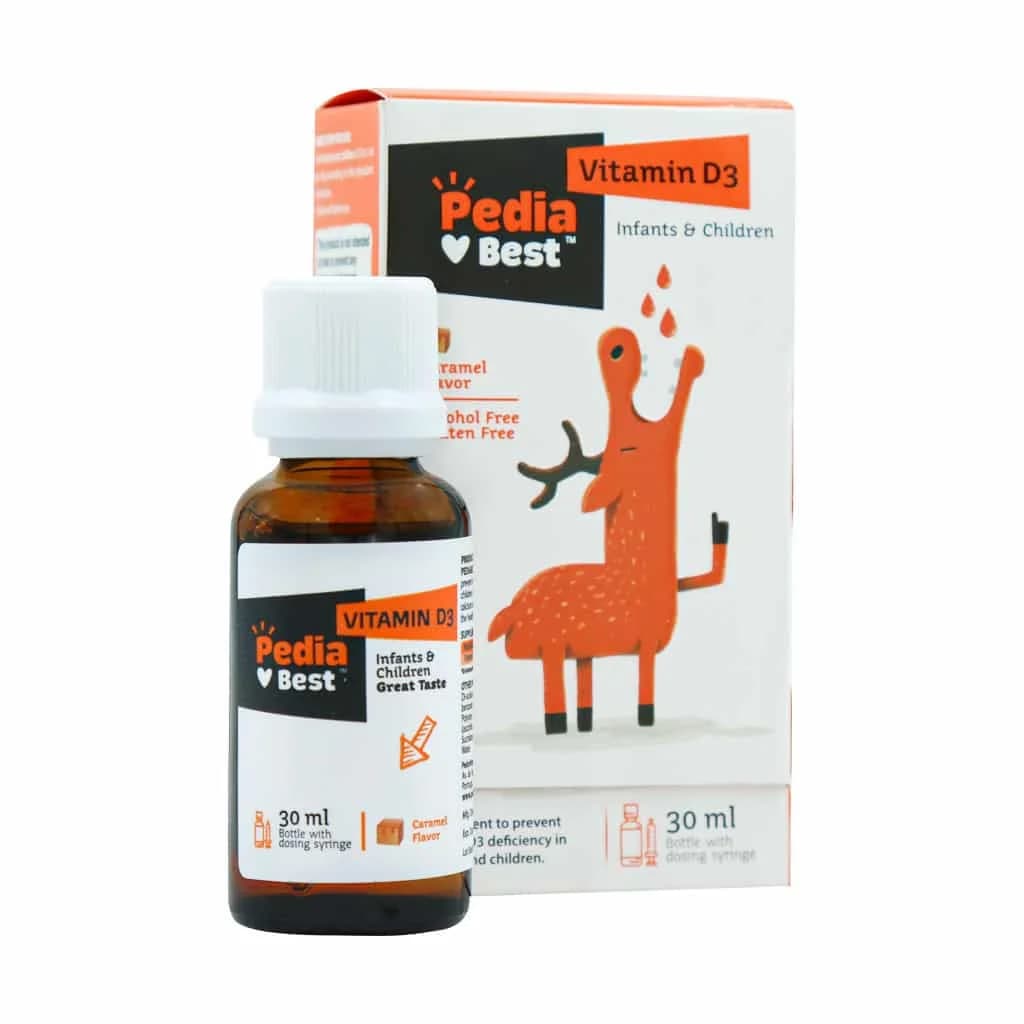 قطره ویتامین D3 پدیابست 30 میلی لیتر (Pedia Best Vitamin D3)