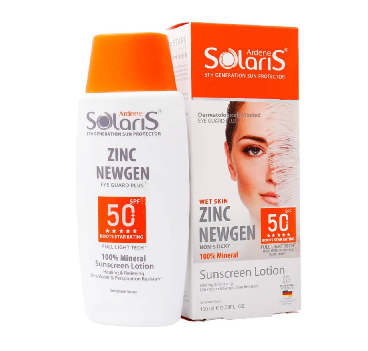 لوسیون ضد آفتاب کودکان SPF50 میلک نیوژن 100ml آردن سولاریس Ardene Solaris — تصویر ۳