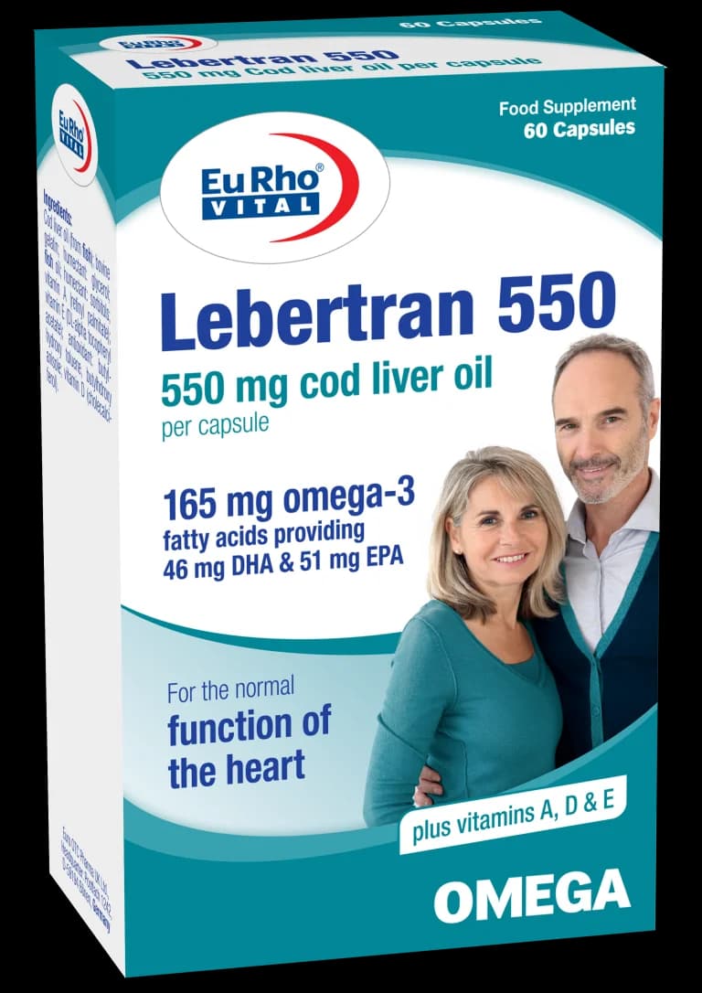 کپسول لبرترن 550 یوروویتال (Eurhovital Lebertran 550)