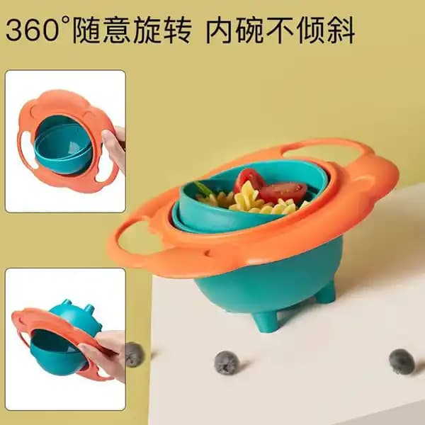 ظرف غذای کودک چرخشی 360درجه — تصویر ۳