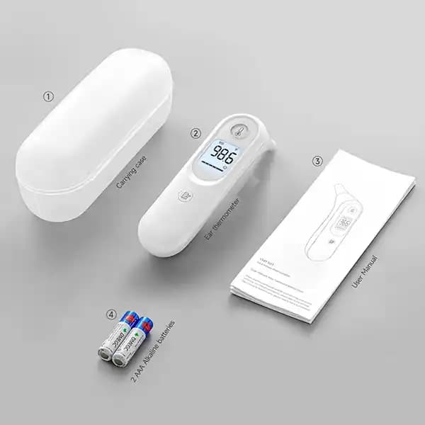 تب سنج دیجیتالی گوش چیکو chicco کدYHT101 — تصویر ۲