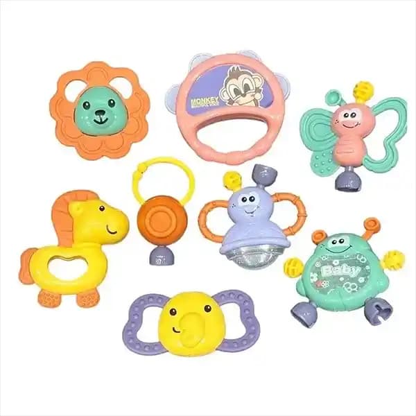ست جغجغه جعبه ایی 9 تایی Babay Rattle کد3182 — تصویر ۲