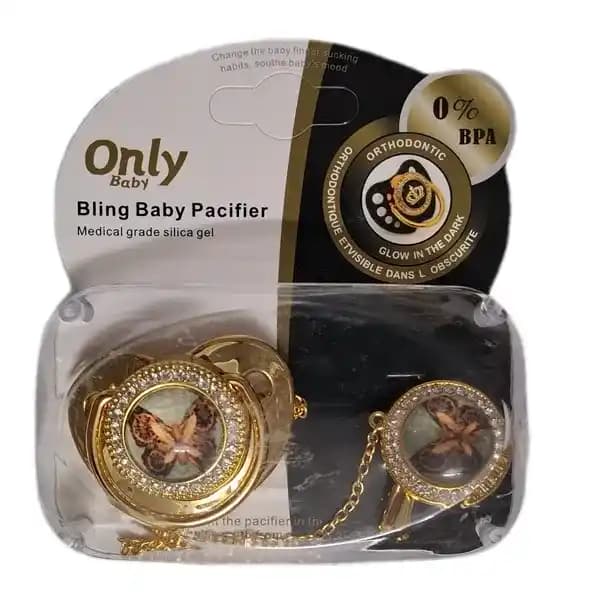 پستانک نوزاد همراه با بند پستانک onlybaby — تصویر ۳