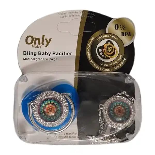پستانک نوزاد همراه با بند پستانک onlybaby — تصویر ۴
