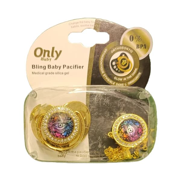 پستانک نوزاد همراه با بند پستانک onlybaby — تصویر ۵