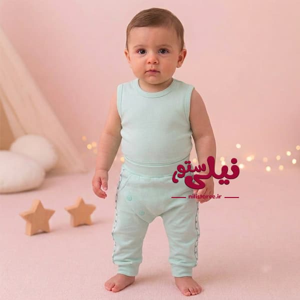 شلوار تکه دوزی پسرانه برند دانالو طرح تاینی