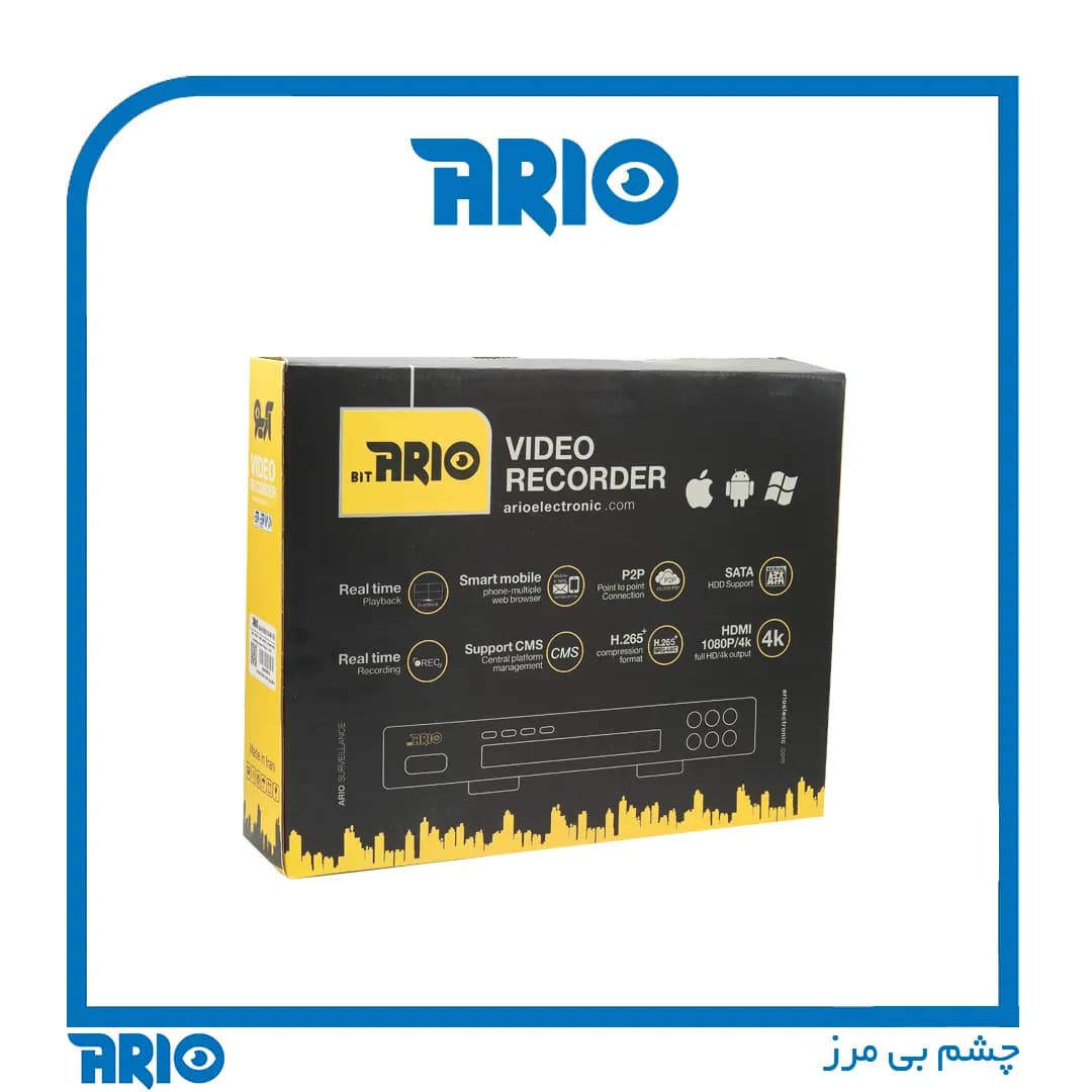 ان وی آر 16 کانال آریو AR-NVR8216-4K-16I — تصویر ۳