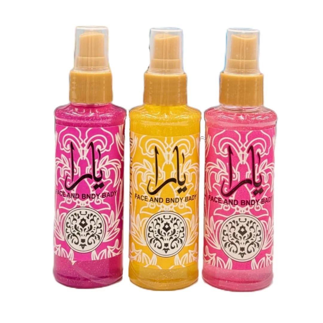 بادی اسپلش یارا شاین‌دار Yara Shimmer Body Splash 120ml | الارا