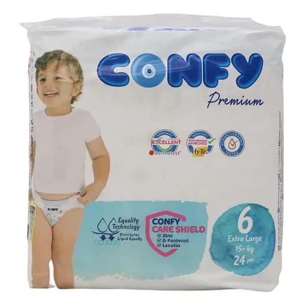 پوشک کودک کانفی شورتی مدل Shorty سایز 6 بسته ۲۰ عددی