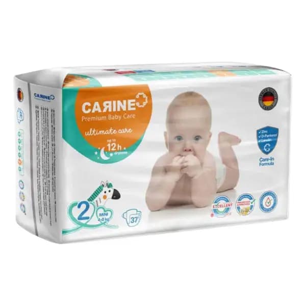 پوشک کارین سایز 2 بسته 37 عددی
