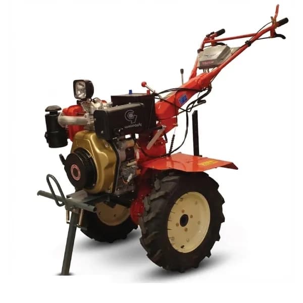 تیلر کولتیواتور دیزلی کاما ۱۰ اسب بخار مدل KDT910KE گلگیر قرمز صندوقی