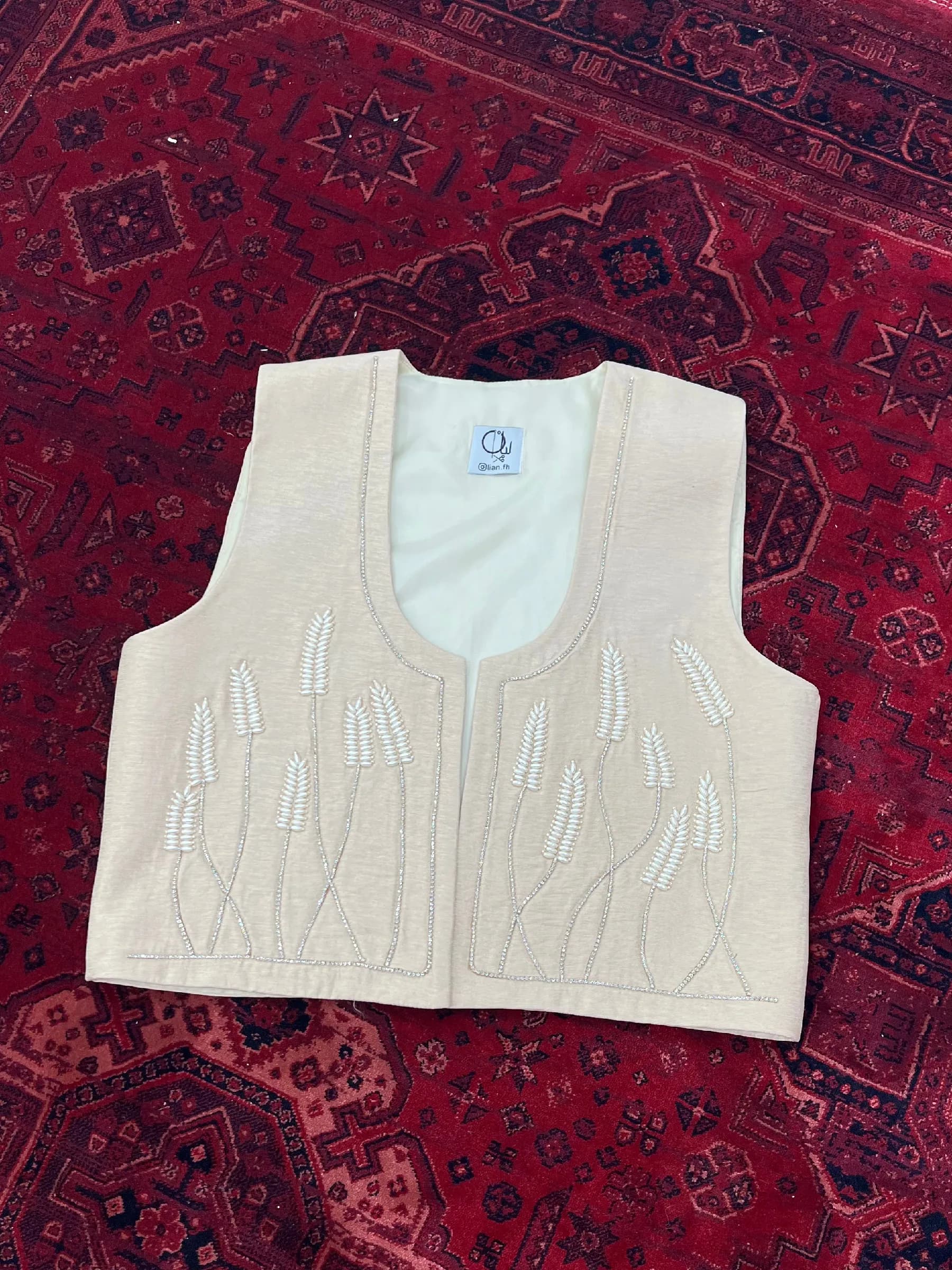 سخمه‌ی جواهر‌دوزی کرم ws55 — تصویر ۵