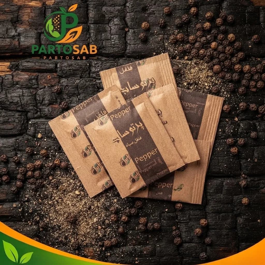فلفل سیاه ساشه تک نفره یاس آوران