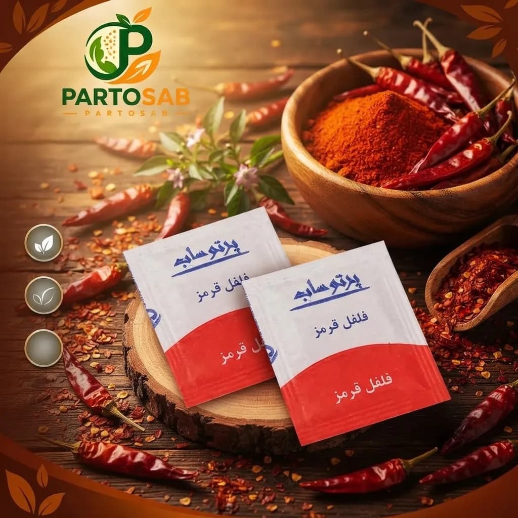 فلفل قرمز ساشه تک نفره پرتوساب