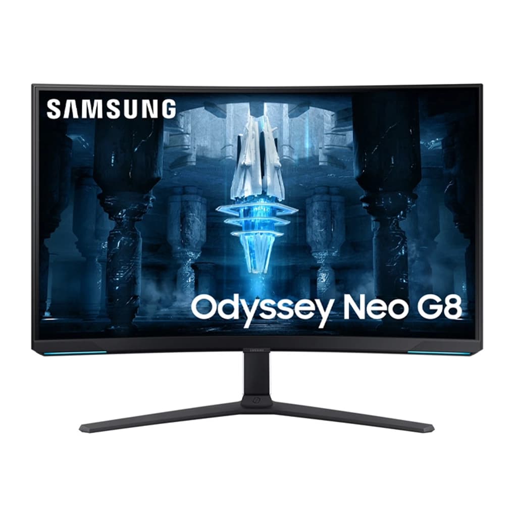 مانیتور گیمینگ سامسونگ مدل SAMAUNG ODYSSEY NEO G8 LS32BG850 سایز 32 اینچ رنگ سفید | دنیا کامپیوتر