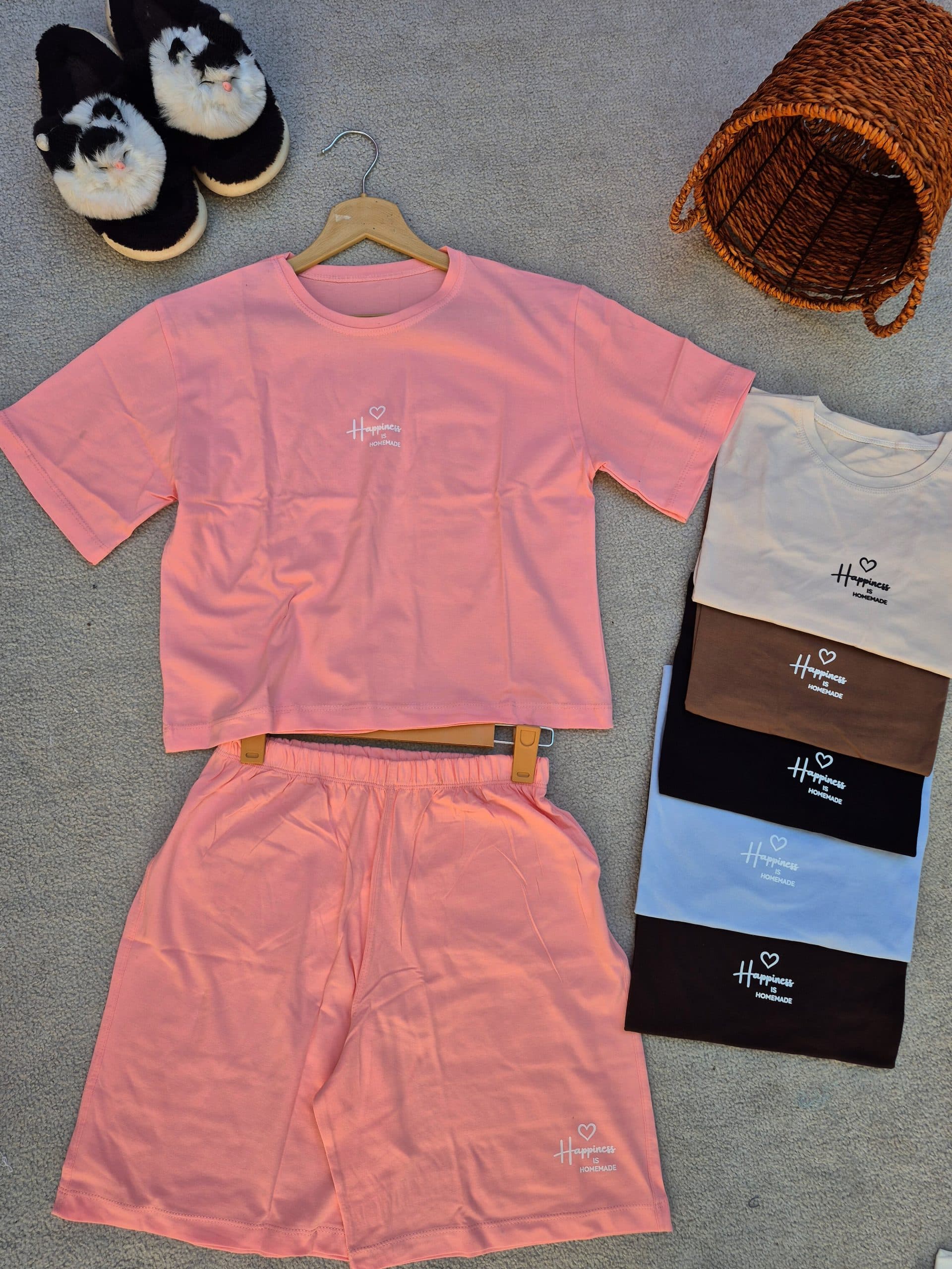 👚ست کراپ و شلوارک زنانه 💖 — تصویر ۲