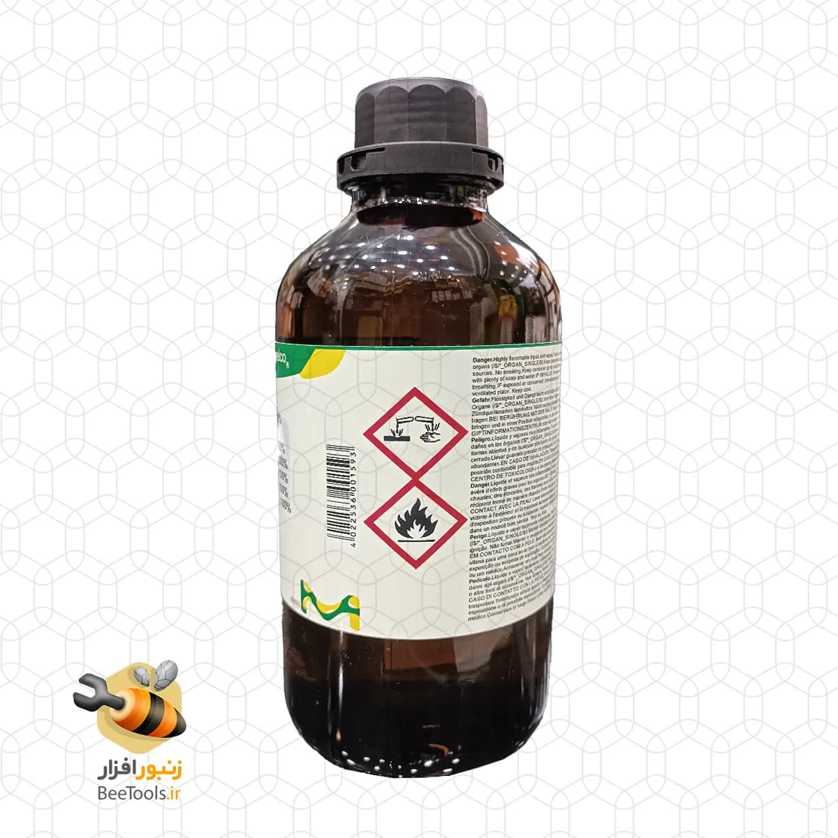 اسید استیک گرید آزمایشگاهی بطری یک لیتری — تصویر ۲