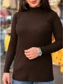 کبریتی بلوز قواره دار زنانه یقه اسکی