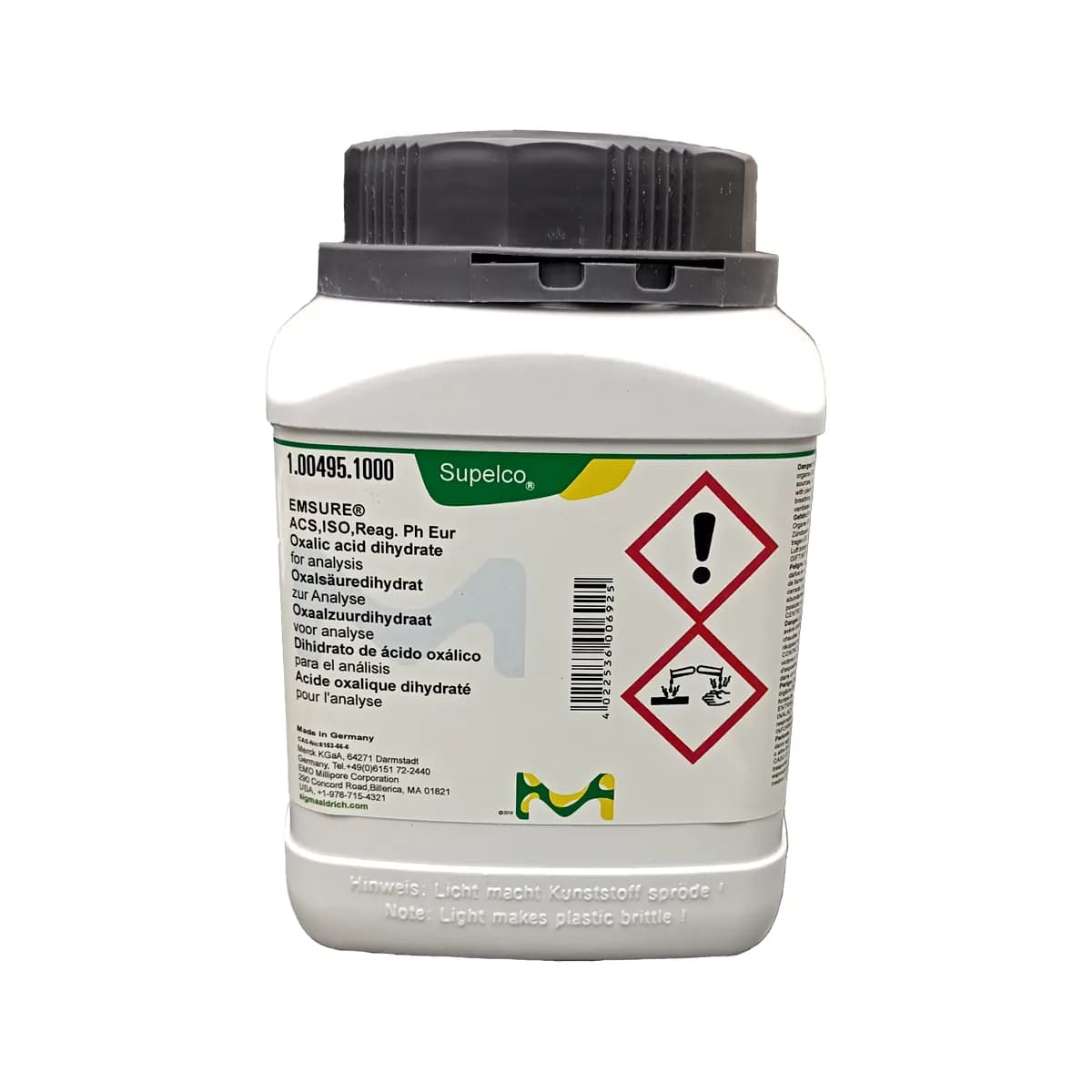 اسید اگزالیک زنبورداری (گرید آزمایشگاهی) یک کیلوگرمی