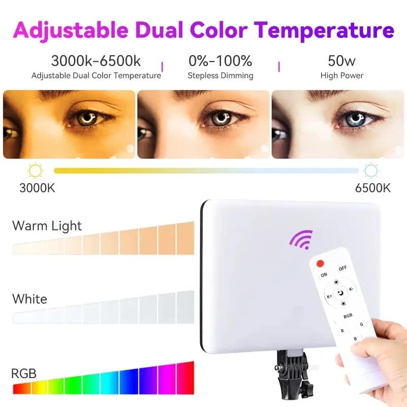 نور ثابت ال ای دی LED Professional Photography Fill Light PL-36 — تصویر ۷