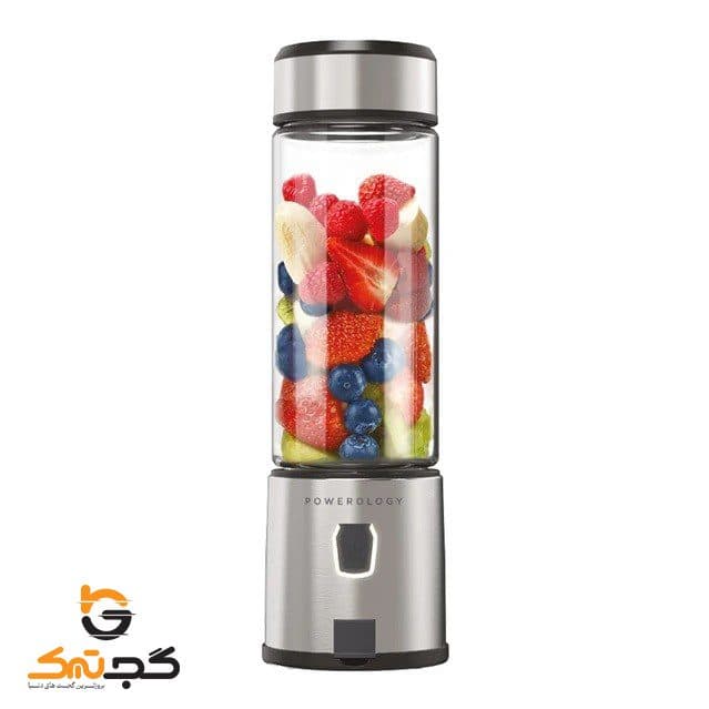 مخلوط‌کن قابل حمل شارژی پاورولوژی Powerology Portable Juicer P6BPJBK