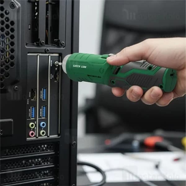 پیچ گوشتی شارژی گرین لاین Green Lion GSD-54 GNGSD54CSGN دارای 54 سری — تصویر ۸
