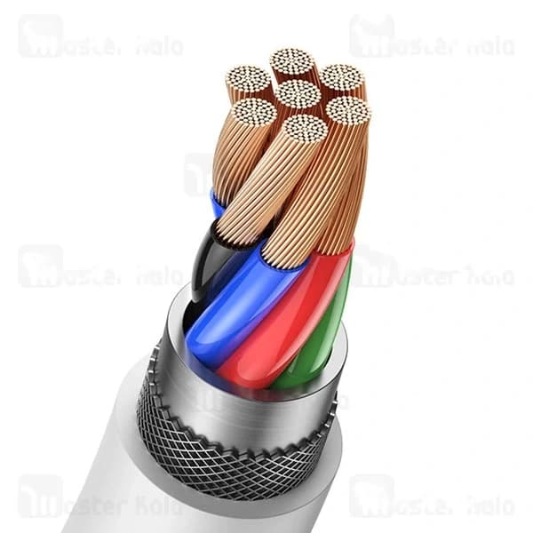 کابل Type C به Type C یوسمز Usams SJ625 طول 0.5 متر توان 100 وات — تصویر ۷