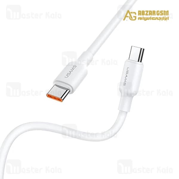 کابل Type C به Type C یوسمز Usams SJ625 طول 0.5 متر توان 100 وات — تصویر ۱۱