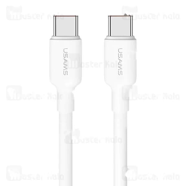 کابل Type C به Type C یوسمز Usams SJ625 طول 0.5 متر توان 100 وات — تصویر ۲