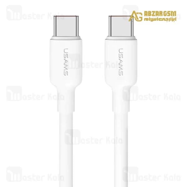 کابل Type C به Type C یوسمز Usams SJ625 طول 0.5 متر توان 100 وات — تصویر ۱۰