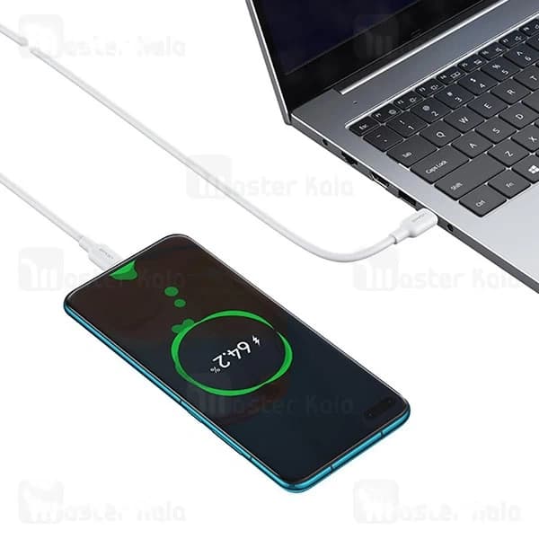 کابل Type C به Type C یوسمز Usams SJ625 طول 0.5 متر توان 100 وات — تصویر ۸