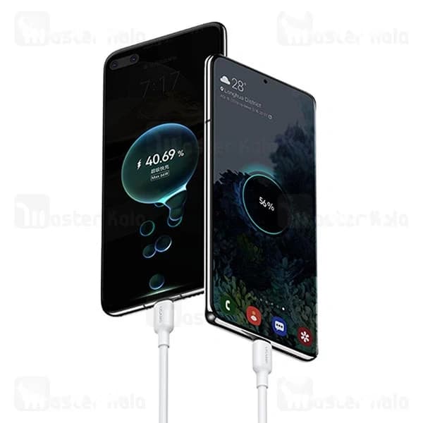 کابل Type C به Type C یوسمز Usams SJ625 طول 0.5 متر توان 100 وات — تصویر ۶
