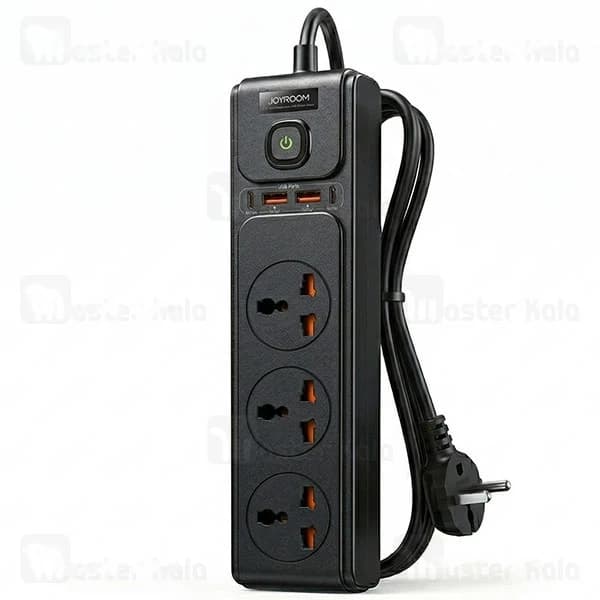 چند راهی برق و شارژر جویروم Joyroom JR-TE1 دارای 4 پورت — تصویر ۲