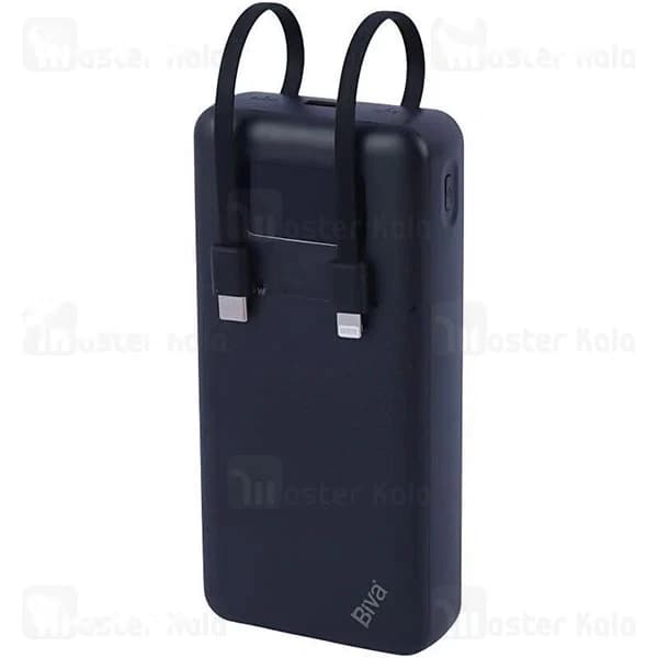 پاوربانک 20000 بیوا Biva BP-047 توان 22.5 وات با کابل متصل — تصویر ۴