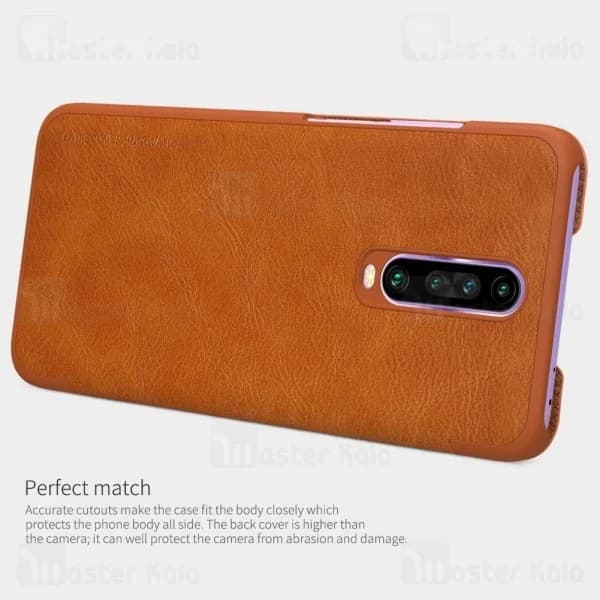 کیف چرمی نیلکین شیائومی Xiaomi Redmi K30 / Poco X2 Nillkin Qin Leather Case — تصویر ۷